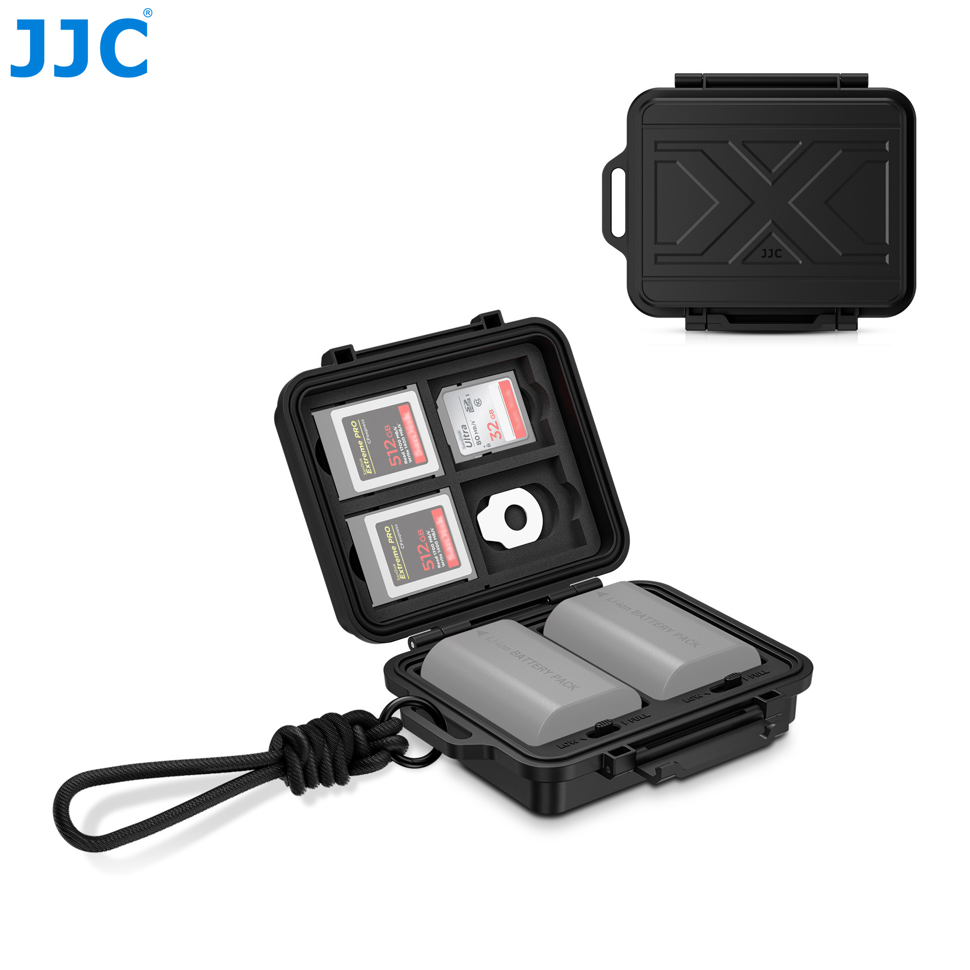 Camera Battery Grip - JJC Camera Battery Memory Card Case