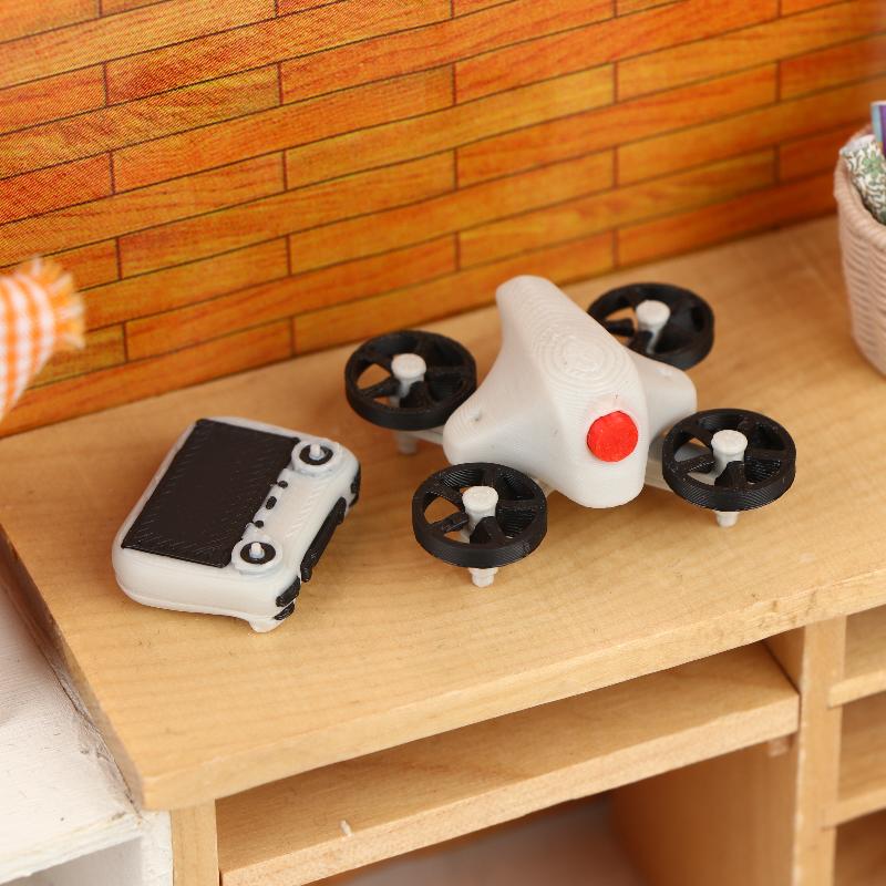 Photography Drone - Miniature Simulation Drone Model With Remote