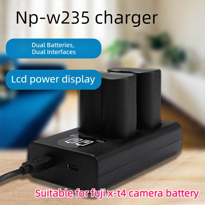 Camera Battery Grip - 2200mAh NP-W235 NP W235 Battery LCD
