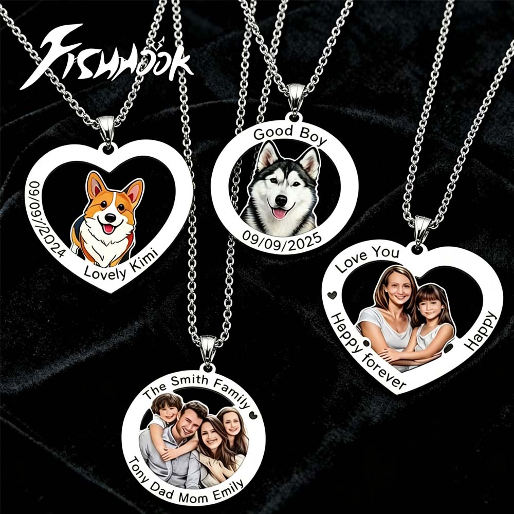 Photographic Memory - Print Photo Necklace Personalized Custom Gift