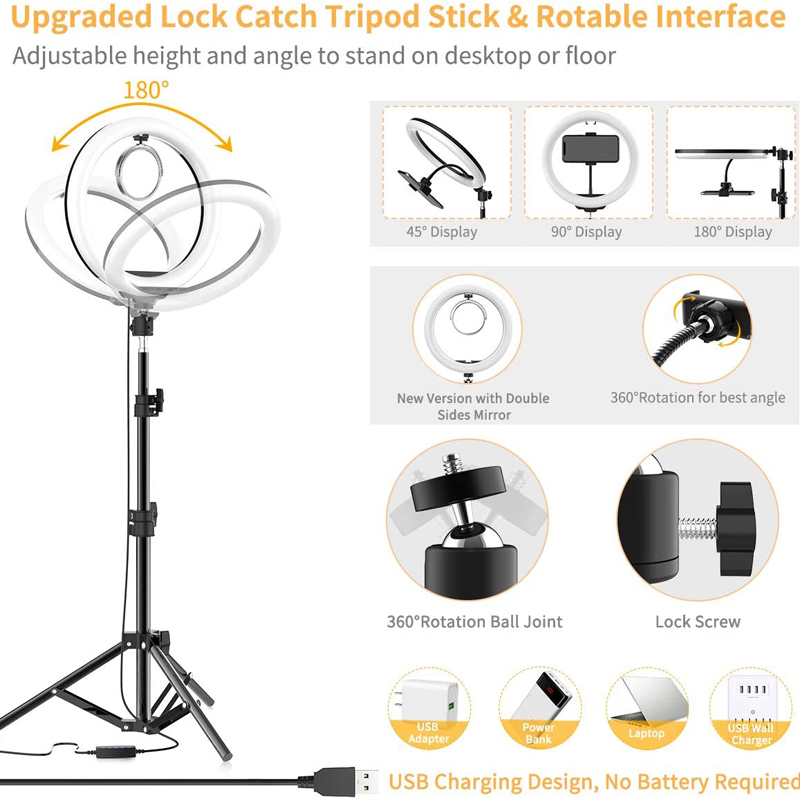16/26/33cm Selfie Ring Light P - Photography Treatment recension och pris