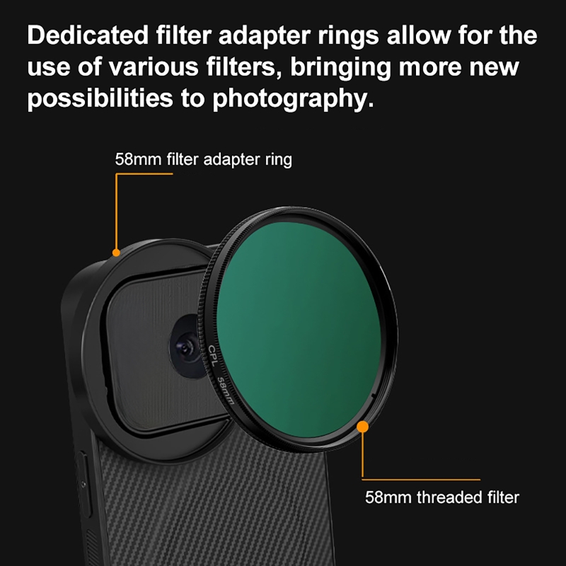 4 in 1 Lens 58mm Mobile Phone  - Photography Pro recension och pris