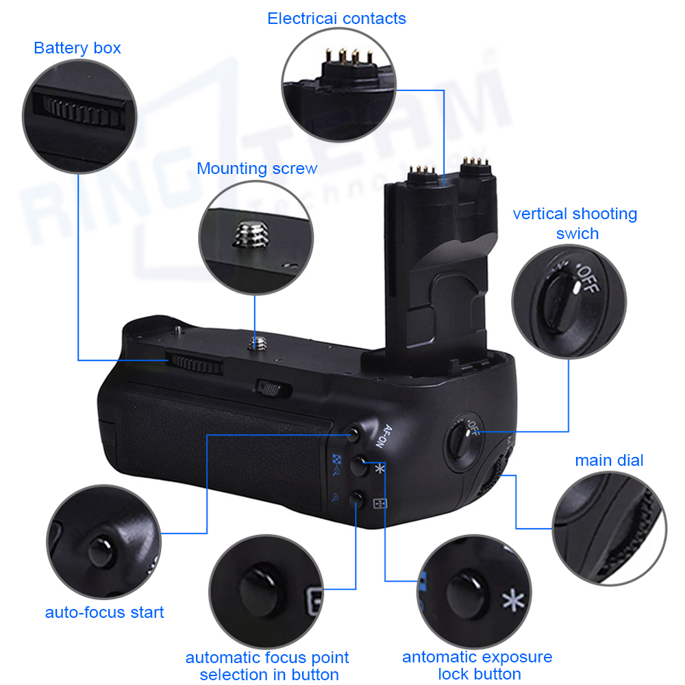 Vertical Battery Grip BG-E7 fo - Camera Battery Grip recension och pris