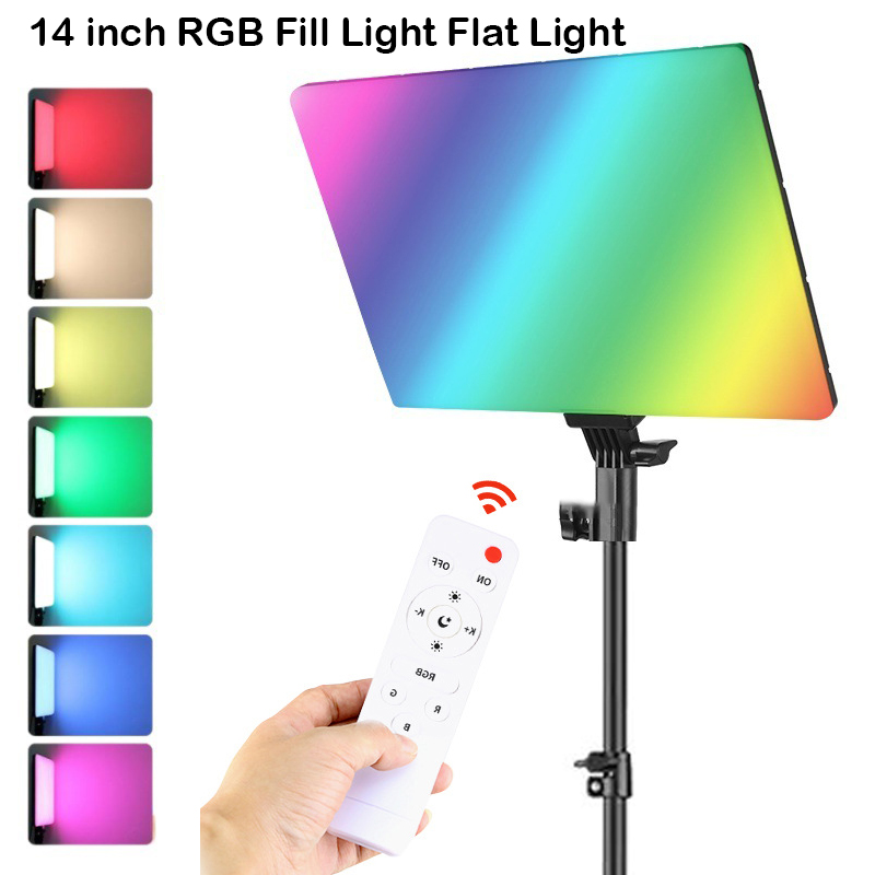 RGB 14'' LED Video Light Remot - Video Led Light Panel recension och pris