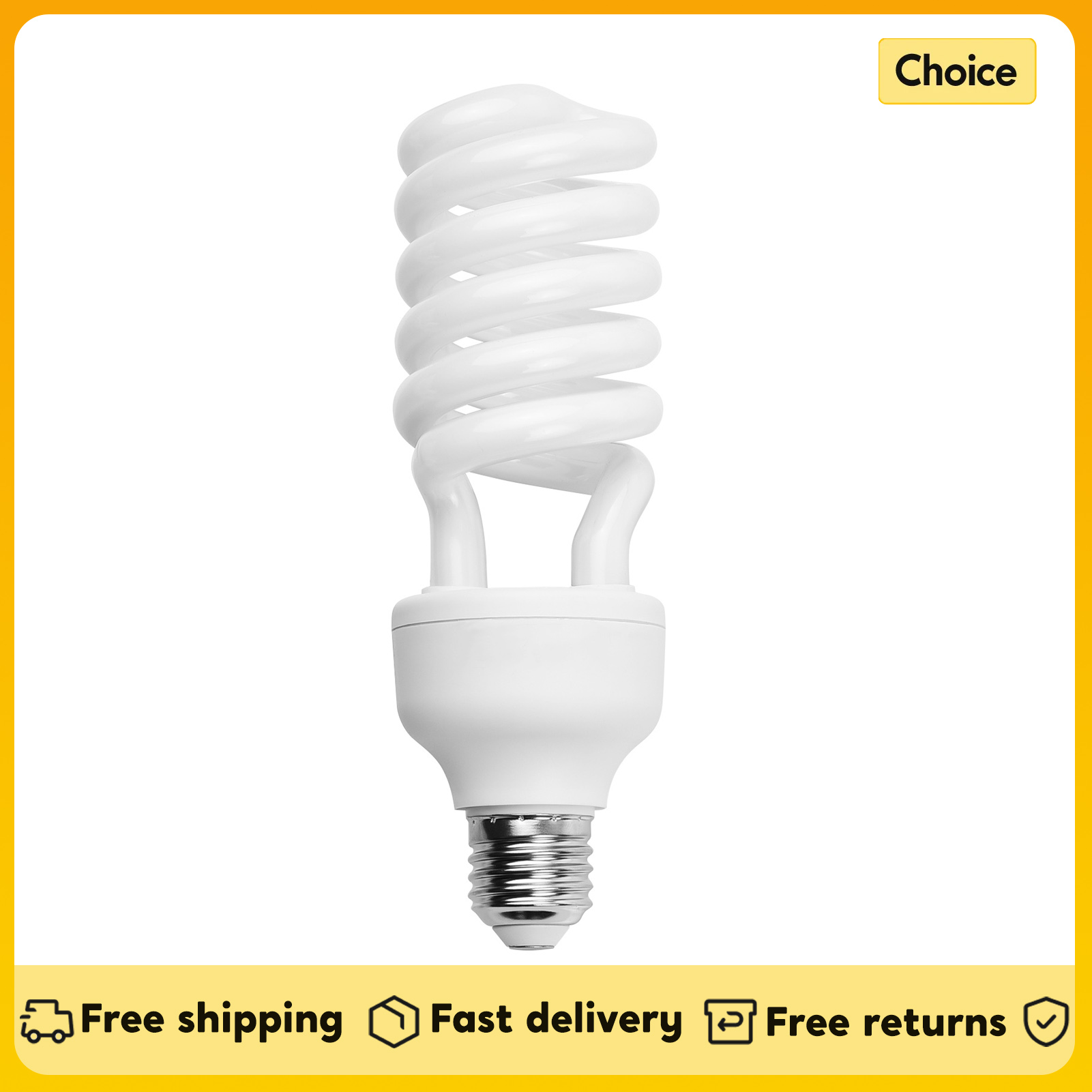 45W Spiral Fluorescent Light B - Photography Bulb recension och pris
