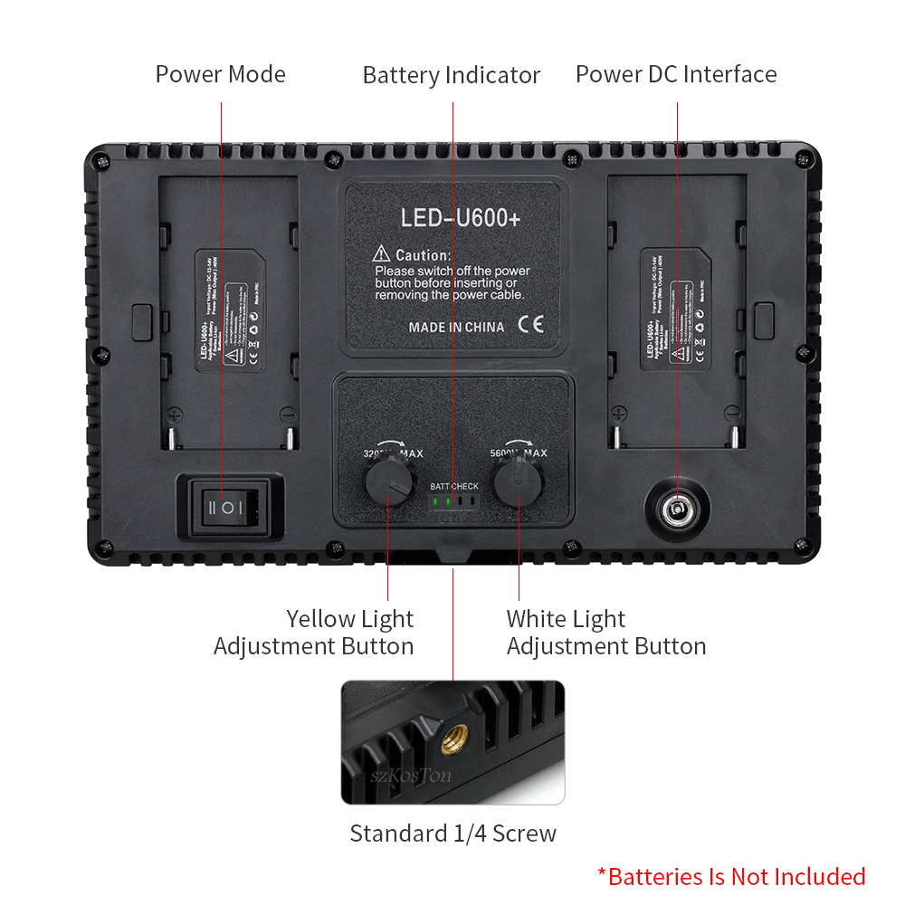 U800 LED Photo Studio Light fo - Video Led Light Panel recension och pris