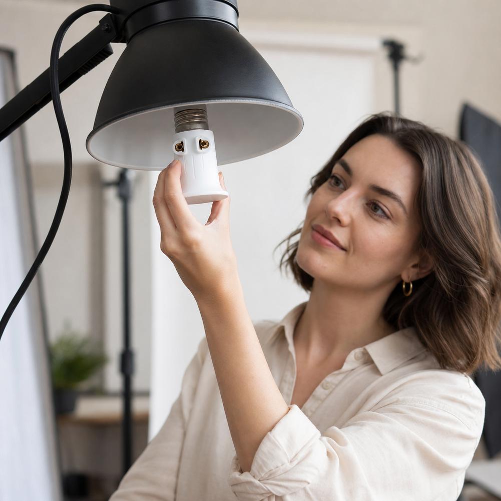 E27 to EU Plug Adapter Light S - Photography Treatment recension och pris