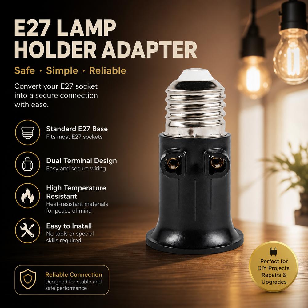 E27 to EU Plug Adapter Light S - Photography Treatment recension och pris