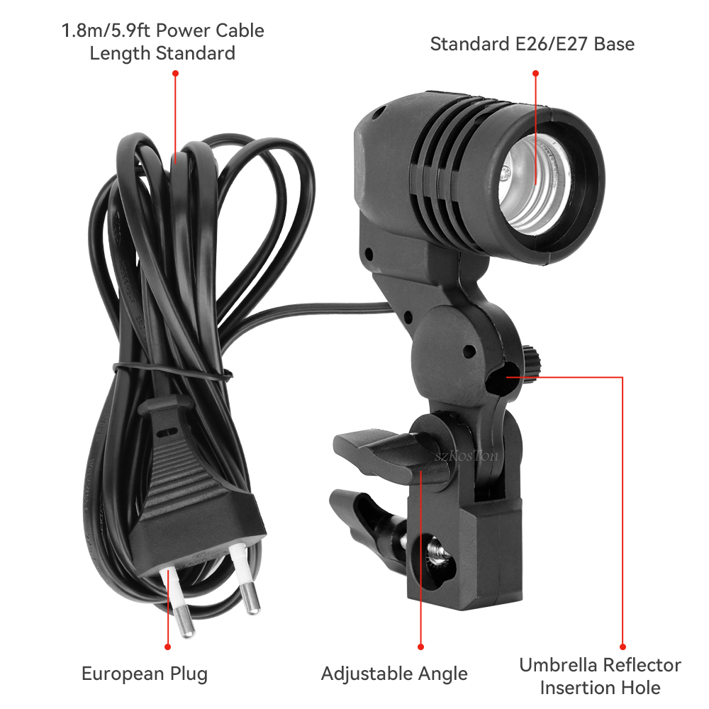Single Head Bulb Holder E27 So - Photography Bulb recension och pris