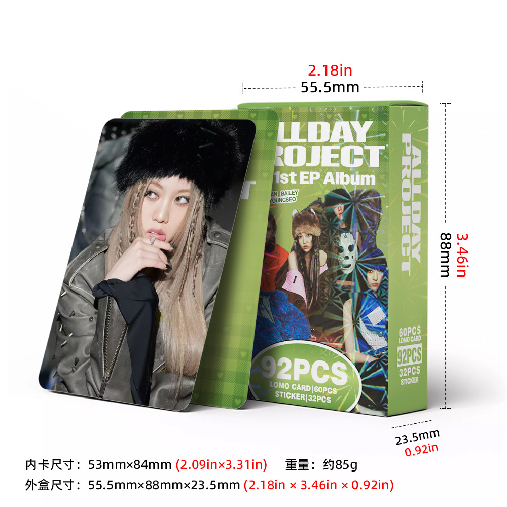 92Pcs/Set ALLDAY PROJECT Idol  - Photography Portfolio recension och pris
