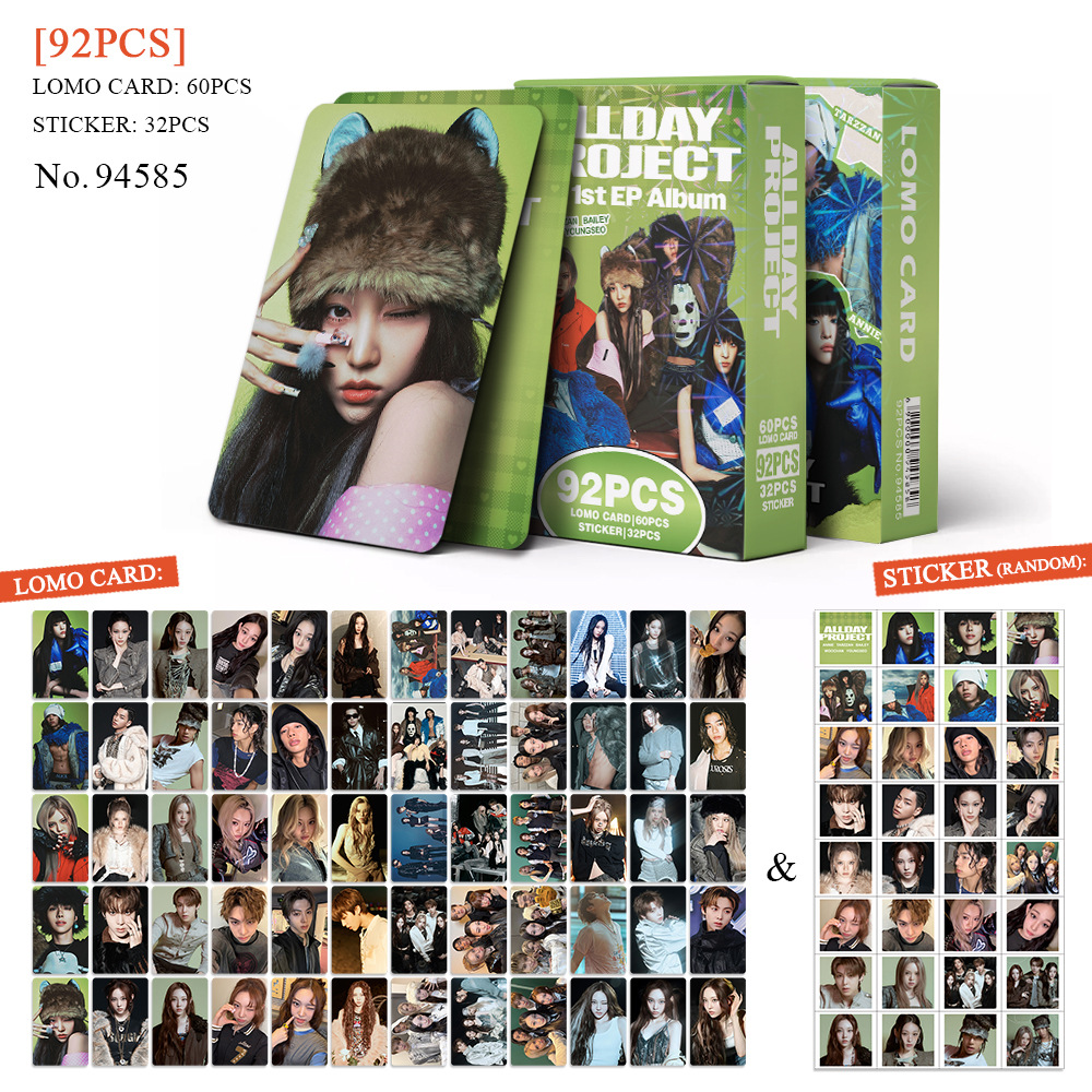 92Pcs/Set ALLDAY PROJECT Idol  - Photography Portfolio recension och pris