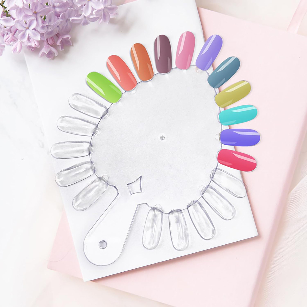 10Pcs Heart-shaped Nails Color - Color Checker Card recension och pris