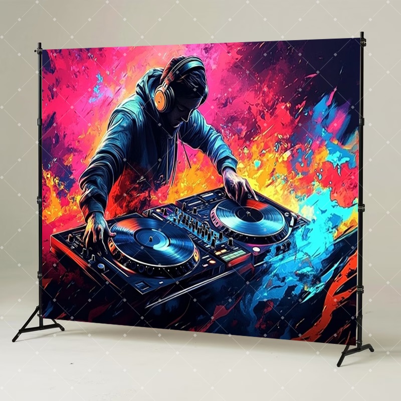Hip Hop Music DJ Party Decorat - Photography Treatment recension och pris