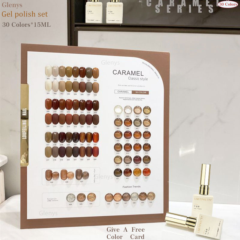 Glenys 30 color nail polish gl - Color Checker Card recension och pris