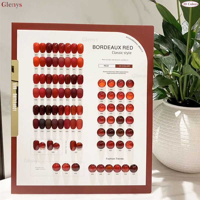 Glenys 30 color nail polish gl - Color Checker Card recension och pris