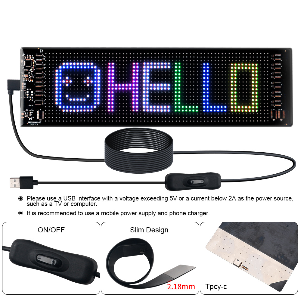 LED Matrix Pixel Panel Scrolli - Video Led Light Panel recension och pris