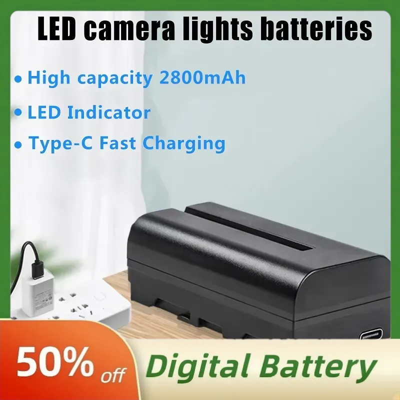NP-F550C NP-F550 F570 Battery  - Video Led Light Panel recension och pris