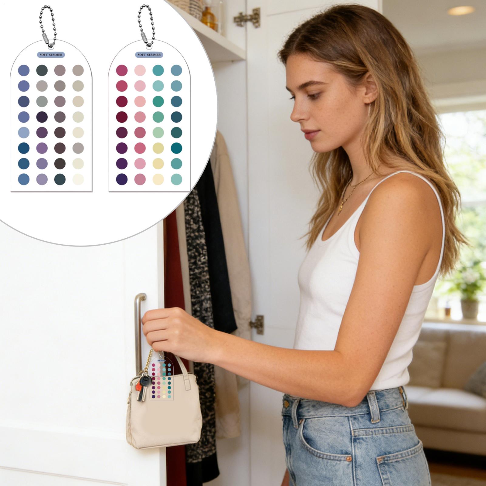 2Pcs Soft Summer Color Cards C - Color Checker Card recension och pris