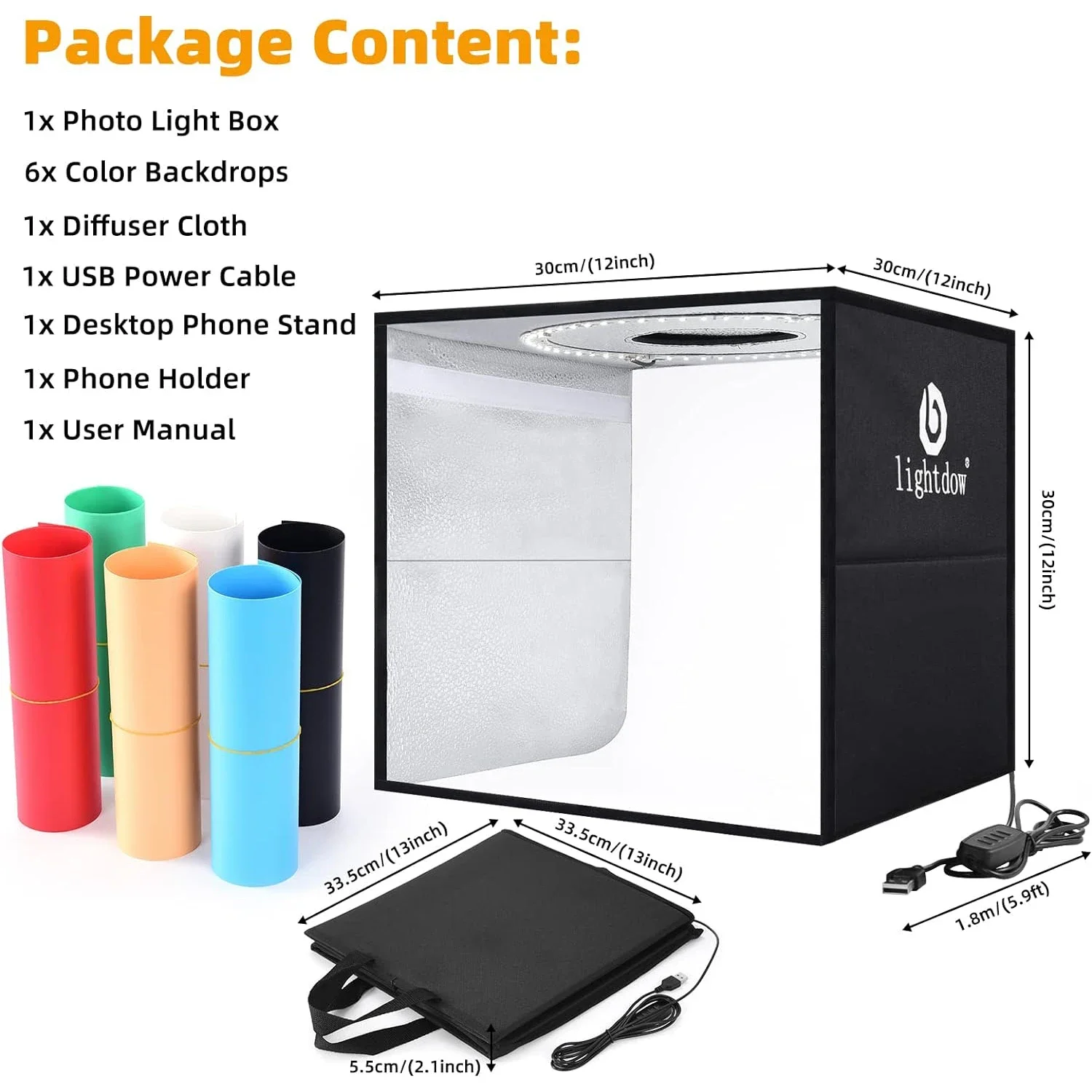 Lightdow Dimmable Photo Box LE - Photography Treatment recension och pris