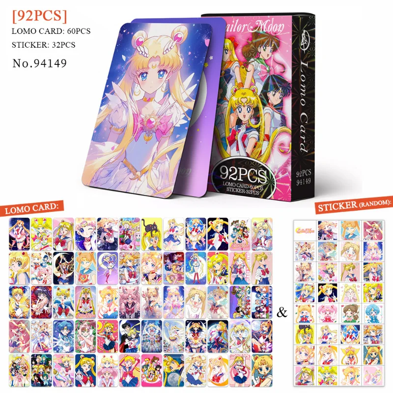 92pcs Sailor Moon New Lomo Car - Photography Portfolio recension och pris