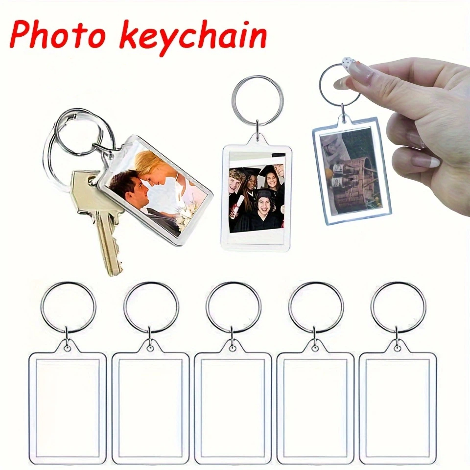 100pcs Blank Photo Keyrings Ac - Photography Hacks recension och pris