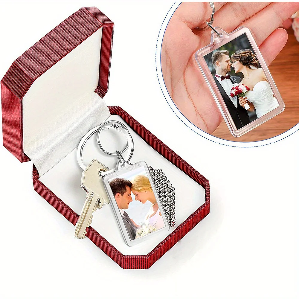 100pcs Blank Photo Keyrings Ac - Photography Hacks recension och pris