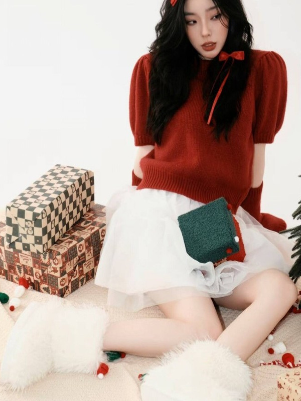 Cute Red Sweater Photography S - Photography Studio recension och pris